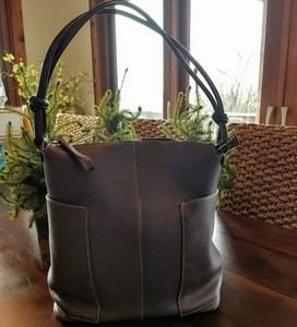 Sundance Brown Bucket Bag